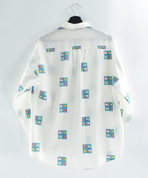 VINTAGE(ヴィンテージ)の「【USED】Y2K tomon “animal” シャツ(シャツ/ブラウス・メンズ・ホワイト・LARGE)」の4枚目の写真