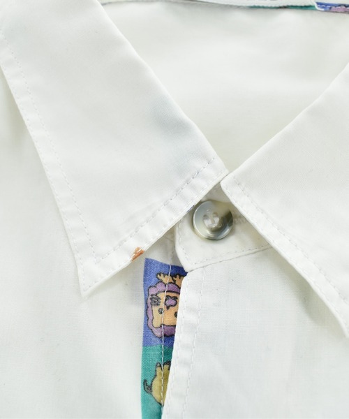 VINTAGE(ヴィンテージ)の「【USED】Y2K tomon “animal” シャツ(シャツ/ブラウス・メンズ・ホワイト・LARGE)」の2枚目の写真