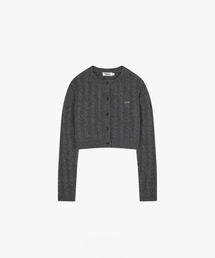 grove | 23FW MILLO CARDIGAN_GREY(カーディガン/ボレロ)
