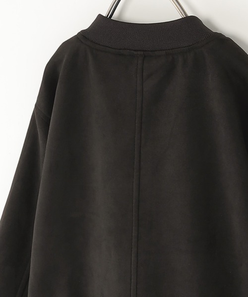 ikka（イッカ）の「【親子コーデ】フェイクスエードリブブルゾン（110~160cm）（ブルゾン・キッズ・グレー系その他/ブラック・XS/S/M/L/XL）」の11枚目の写真