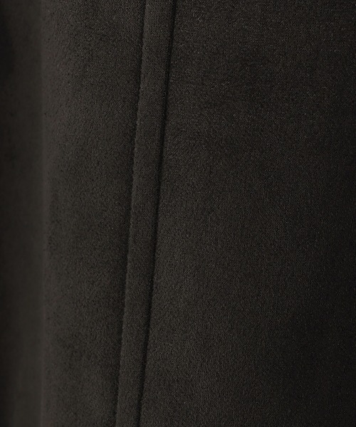 ikka（イッカ）の「【親子コーデ】フェイクスエードリブブルゾン（110~160cm）（ブルゾン・キッズ・グレー系その他/ブラック・XS/S/M/L/XL）」の3枚目の写真