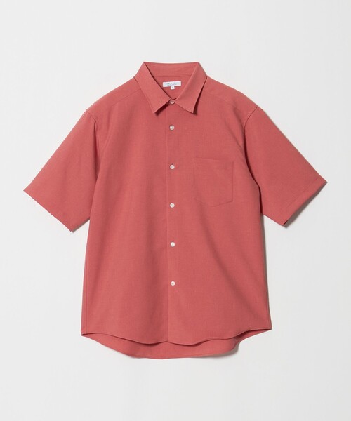 A DAY IN THE LIFE UNITED ARROWS（アデイインザライフユナイテッドアローズ）の「ウールライク リラックス レギュラーカラーシャツ-吸水速乾-＜A DAY IN THE LIFE＞（シャツ/ブラウス・メンズ・ライトブルー/ベージュ/ネイビー/オレンジ・M/L/XL）」の4枚目の写真
