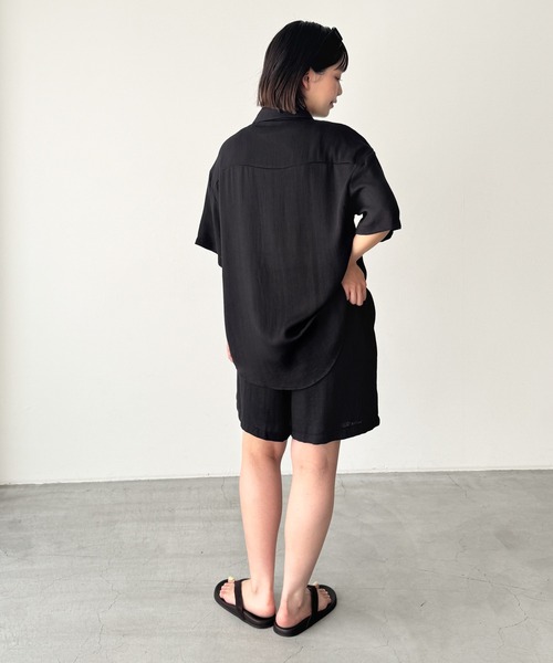 CANAL JEAN(キャナルジーン)の「El mar シャツセットアップ(セットアップ・レディース・ブラック・ONE SIZE)」の3枚目の写真