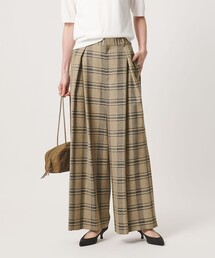UNITED ARROWS | チェック イージー ワイドパンツ ‐ウォッシャブル‐(その他パンツ)