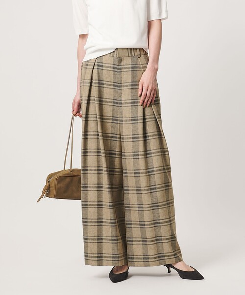 UNITED ARROWS(ユナイテッドアローズ)の「チェック イージー ワイドパンツ ‐ウォッシャブル‐(その他パンツ・レディース・その他2/その他7・38/36)」の4枚目の写真