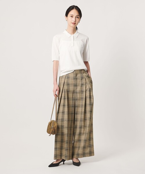 UNITED ARROWS(ユナイテッドアローズ)の「チェック イージー ワイドパンツ ‐ウォッシャブル‐(その他パンツ・レディース・その他2/その他7・38/36)」の5枚目の写真