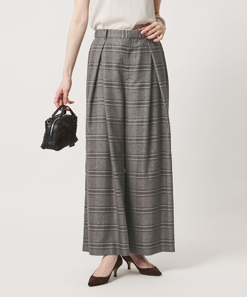 UNITED ARROWS(ユナイテッドアローズ)の「チェック イージー ワイドパンツ ‐ウォッシャブル‐(その他パンツ・レディース・その他2/その他7・38/36)」の9枚目の写真