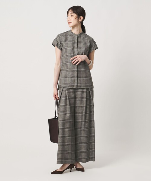 UNITED ARROWS(ユナイテッドアローズ)の「チェック イージー ワイドパンツ ‐ウォッシャブル‐(その他パンツ・レディース・その他2/その他7・38/36)」の11枚目の写真