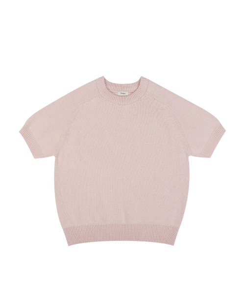 VLETI（ブレッティ）の「Cotton Round Half Knit (pink)（ニット/セーター・レディース・ピンク・FREE）」の2枚目の写真