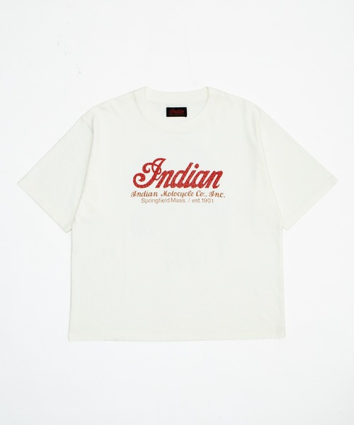 INDIAN(インディアン)の「WEGO/IndianグラフィックT(Tシャツ/カットソー・メンズ・ブラック/アイボリー・MEDIUM/LARGE)」の11枚目の写真