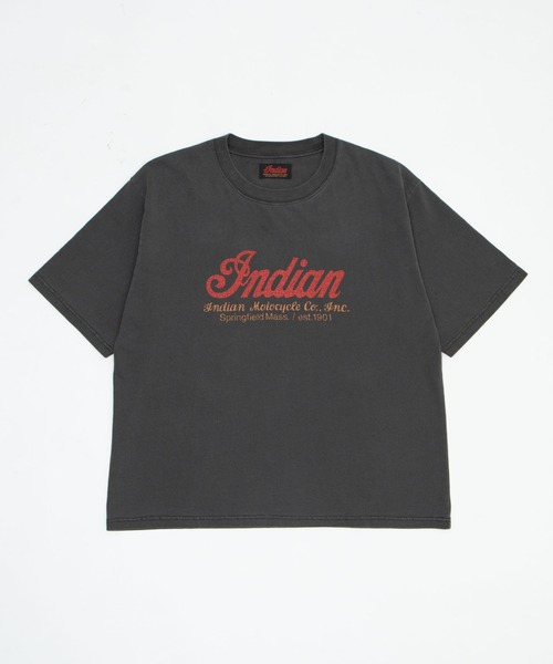 INDIAN(インディアン)の「WEGO/IndianグラフィックT(Tシャツ/カットソー・メンズ・ブラック/アイボリー・MEDIUM/LARGE)」の12枚目の写真