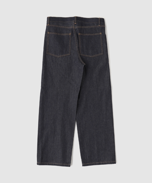 WISM（ウィズム）の「bal / バル 12OZ STRAIGHT LEG 5P JEAN（デニムパンツ・メンズ・ネイビー・1/2）」の2枚目の写真