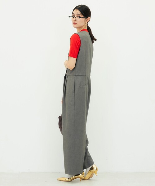 NOLLEY’S Sophi(ノーリーズソフィ)の「ウォッシャブルドライシャークオールインワン(つなぎ/オールインワン・レディース・ブラウン/グレー・38)」の12枚目の写真