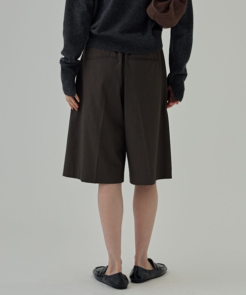 BABYLONE(バビロン)の「タックショートパンツ<セットアップ対応>(その他パンツ・レディース・ブラウン/チェック・フリー)」の10枚目の写真