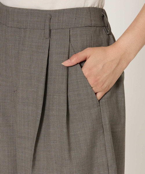 BABYLONE(バビロン)の「タックショートパンツ<セットアップ対応>(その他パンツ・レディース・ブラウン/チェック・フリー)」の19枚目の写真