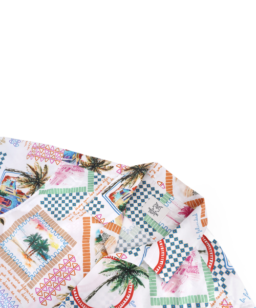 NIGHTWORKDEPT(ナイトワークデプト)の「Vintage Postcard Resort Shirt(シャツ/ブラウス・レディース・その他・MEDIUM/SMALL)」の3枚目の写真
