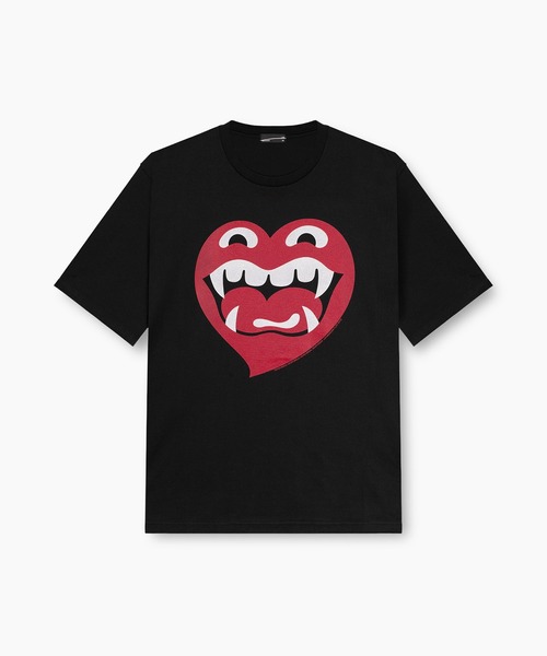 LAD MUSICIAN(ラッドミュージシャン)の「PERMANENT ROCKER PRINT T-SHIRT(Tシャツ/カットソー・メンズ・ブラック×ブルー/ホワイト/ブラック×レッド/ホワイト系・44/42/46)」の3枚目の写真