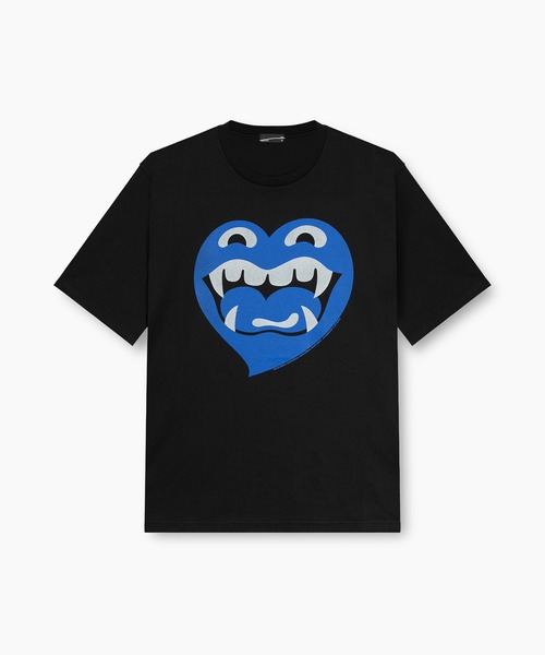 LAD MUSICIAN(ラッドミュージシャン)の「PERMANENT ROCKER PRINT T-SHIRT(Tシャツ/カットソー・メンズ・ブラック×ブルー/ホワイト/ブラック×レッド/ホワイト系・44/42/46)」の4枚目の写真