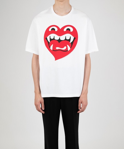 LAD MUSICIAN(ラッドミュージシャン)の「PERMANENT ROCKER PRINT T-SHIRT(Tシャツ/カットソー・メンズ・ブラック×ブルー/ホワイト/ブラック×レッド/ホワイト系・44/42/46)」の13枚目の写真