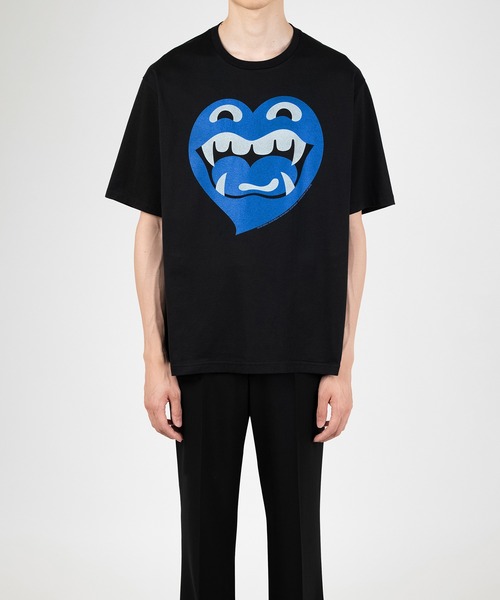 LAD MUSICIAN(ラッドミュージシャン)の「PERMANENT ROCKER PRINT T-SHIRT(Tシャツ/カットソー・メンズ・ブラック×ブルー/ホワイト/ブラック×レッド/ホワイト系・44/42/46)」の12枚目の写真