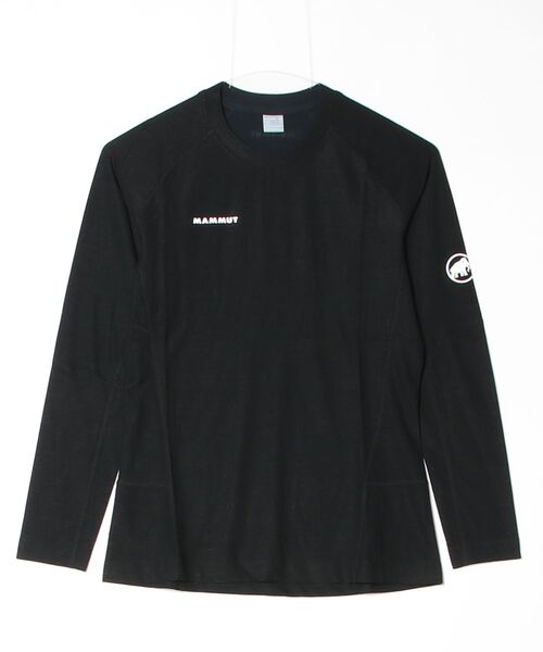 Mammut(マムート)の「ツリーウール サーマル ファーストレイヤー ロングスリーブ アジアンフィット /Tree Wool Thermal FL Longsleeve AF Women(Tシャツ/カットソー・レディース・ブラック・SMALL/MEDIUM/LARGE)」の1枚目の写真