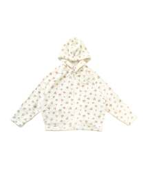【JEMORGAN LONG JOHNS】 フリース 花柄ジップパーカー(JF638-59S)