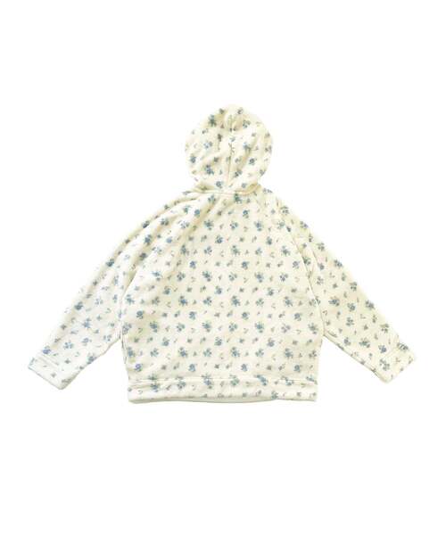 JEMORGAN（ジェーイーモーガン）の「【JEMORGAN LONG JOHNS】 フリース 花柄ジップパーカー（JF638-59S）（パーカー・レディース・パープル/ピンク/ブルー・フリー）」の5枚目の写真
