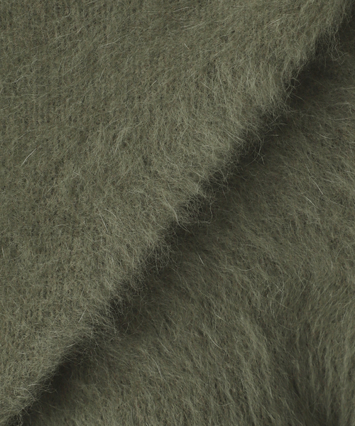 journal standard L'essage(ジャーナルスタンダードレサージュ)の「《一部WEB限定カラー/追加》FOX CASHMERE Vネックカーディガン(カーディガン/ボレロ・レディース・レッド/ベージュ/オリーブ/ネイビー/ピンク系その他・FREE)」の13枚目の写真
