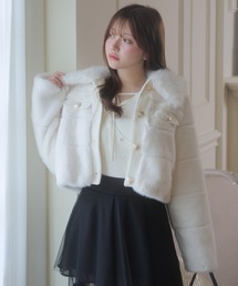 2wayショートファージャケット