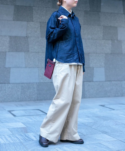 STANDARD SUPPLY（スタンダードサプライ）の「[ STANDARD SUPPLY ] SIMPLICITY SLING PURSE M / スリングパースM（ショルダーバッグ・レディース・ボルドー・M）」の7枚目の写真