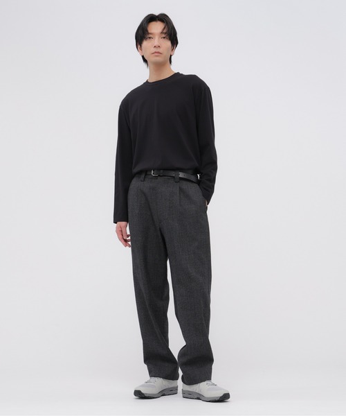 MARGARET HOWELL(マーガレットハウエル)の「PLAIN COTTON JERSEY(Tシャツ/カットソー・メンズ・ブラック/アイボリー・MEDIUM/LARGE)」の9枚目の写真