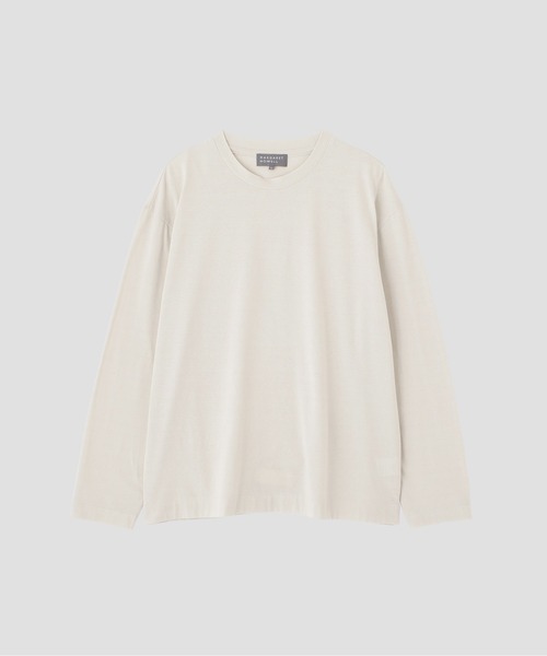 MARGARET HOWELL(マーガレットハウエル)の「PLAIN COTTON JERSEY(Tシャツ/カットソー・メンズ・ブラック/アイボリー・MEDIUM/LARGE)」の6枚目の写真
