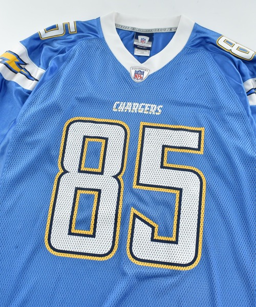 LABORATORY R(ラボラトリーアール)の「【USED】Reebok “NFL Jersey San Diego Chargers #85” ゲームシャツ(Tシャツ/カットソー・メンズ・ブルー・LARGE)」の13枚目の写真