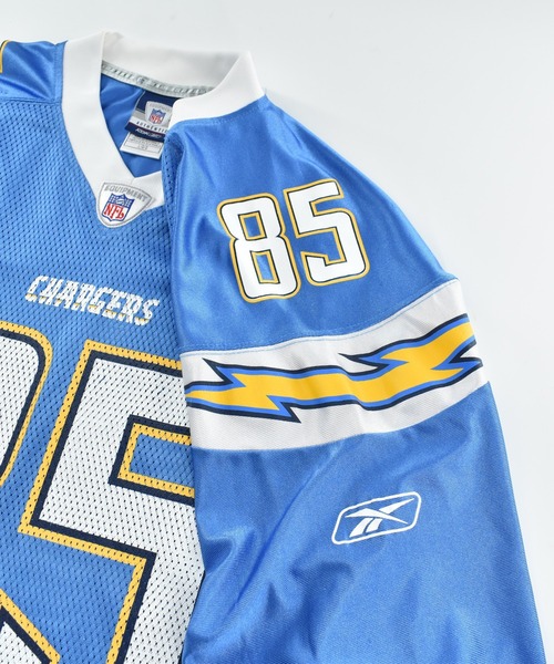 LABORATORY R(ラボラトリーアール)の「【USED】Reebok “NFL Jersey San Diego Chargers #85” ゲームシャツ(Tシャツ/カットソー・メンズ・ブルー・LARGE)」の7枚目の写真