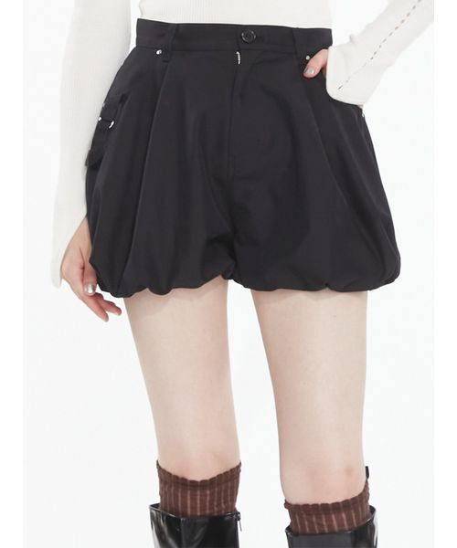 SORIN(ソリン )の「Balloon Work Short Pants / バルーンワーク ショートパンツ(その他パンツ・レディース・ブラック/ベージュ/チェック・38)」の1枚目の写真