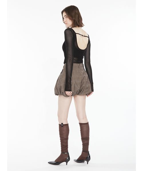 SORIN(ソリン )の「Balloon Work Short Pants / バルーンワーク ショートパンツ(その他パンツ・レディース・ブラック/ベージュ/チェック・38)」の18枚目の写真