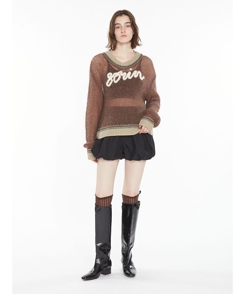 SORIN(ソリン )の「Balloon Work Short Pants / バルーンワーク ショートパンツ(その他パンツ・レディース・ブラック/ベージュ/チェック・38)」の5枚目の写真