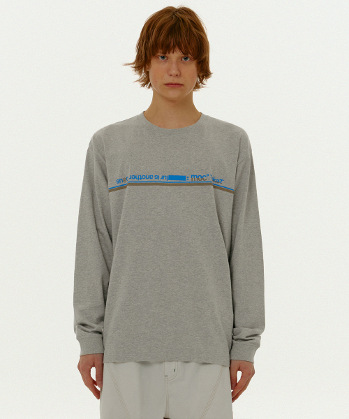 TEKET(テケット)の「Another Focus L/S Tee Melange Gray(Tシャツ/カットソー・メンズ・その他・SMALL/MEDIUM/LARGE)」の1枚目の写真