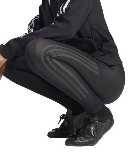 adidas Originals(アディダスオリジナルス)の「ADIDAS × JENNIE / アディダス × ジェニー SHEER LEGGINGS(その他パンツ・レディース・ホワイト/ブラック・SMALL)」の14枚目の写真