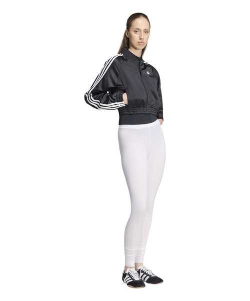 adidas Originals(アディダスオリジナルス)の「ADIDAS × JENNIE / アディダス × ジェニー SHEER LEGGINGS(その他パンツ・レディース・ホワイト/ブラック・SMALL)」の16枚目の写真
