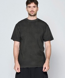 mt10676- Grid Print Tee グリッドプリントTシャツ(CT2704)