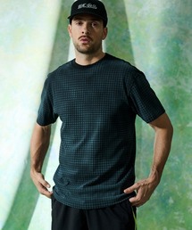 mt10676- Grid Print Tee グリッドプリントTシャツ(CT2704)