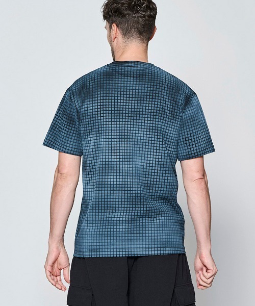 ACANTHUS(アカンサス)の「mt10676- Grid Print Tee グリッドプリントTシャツ(CT2704)(Tシャツ/カットソー・メンズ・チャコール/ブラック/ホワイト・XL/L/M/S)」の12枚目の写真