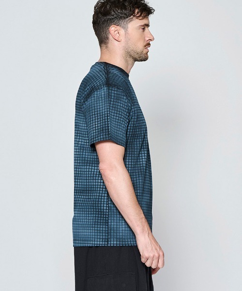 ACANTHUS(アカンサス)の「mt10676- Grid Print Tee グリッドプリントTシャツ(CT2704)(Tシャツ/カットソー・メンズ・チャコール/ブラック/ホワイト・XL/L/M/S)」の13枚目の写真