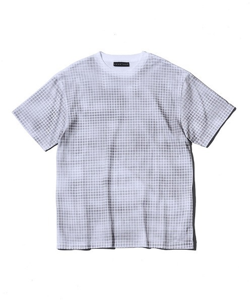 ACANTHUS(アカンサス)の「mt10676- Grid Print Tee グリッドプリントTシャツ(CT2704)(Tシャツ/カットソー・メンズ・チャコール/ブラック/ホワイト・XL/L/M/S)」の16枚目の写真