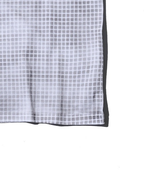 ACANTHUS(アカンサス)の「mt10676- Grid Print Tee グリッドプリントTシャツ(CT2704)(Tシャツ/カットソー・メンズ・チャコール/ブラック/ホワイト・XL/L/M/S)」の19枚目の写真