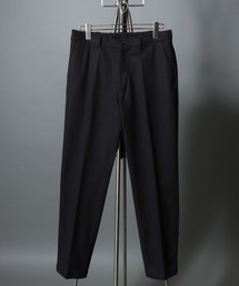Faux Wool Tapered Trousers / <セットアップ可>ウールライク テーパードトラウザーパンツ スーツ スラックス ボトムス メンズ オンオフ兼用 ビジネス ビジカジ 秋冬 きれいめ