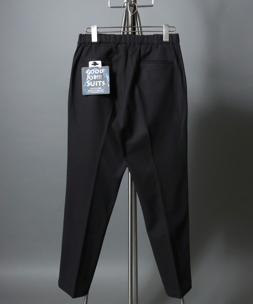 ANPAS(アンパス)の「Faux Wool Tapered Trousers / <セットアップ可>ウールライク テーパードトラウザーパンツ スーツ スラックス ボトムス メンズ オンオフ兼用 ビジネス ビジカジ 秋冬 きれいめ(スラックス・メンズ・グレー/チャコールグレー/ライトブラウン・L/LL/M/3L)」の20枚目の写真