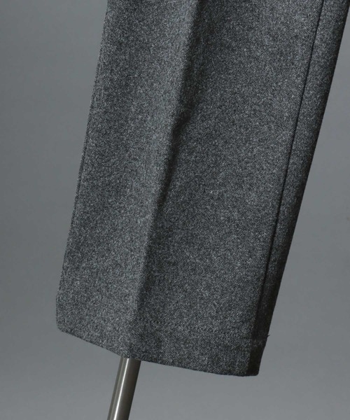 ANPAS(アンパス)の「Faux Wool Tapered Trousers / <セットアップ可>ウールライク テーパードトラウザーパンツ スーツ スラックス ボトムス メンズ オンオフ兼用 ビジネス ビジカジ 秋冬 きれいめ(スラックス・メンズ・グレー/チャコールグレー/ライトブラウン・L/LL/M/3L)」の15枚目の写真