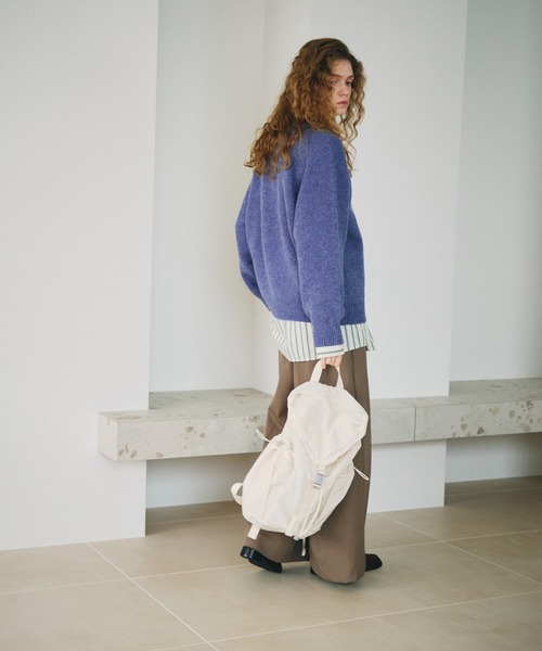 full/fill.(フルフィル)の「ripstop light backpack / リップストップライトバックパック(バックパック/リュック・レディース・ブラック/アイボリー・FREE)」の9枚目の写真